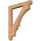 Ekena Millwork Balboa Arts & Crafts Smooth Bracket, Western Red Cedar, 3 1/2"W x 32"D x 38"H BKT04X32X38BOA03SWR - alternate 1